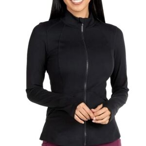 Spyder Black Womans Yoga Jacket Zip-up